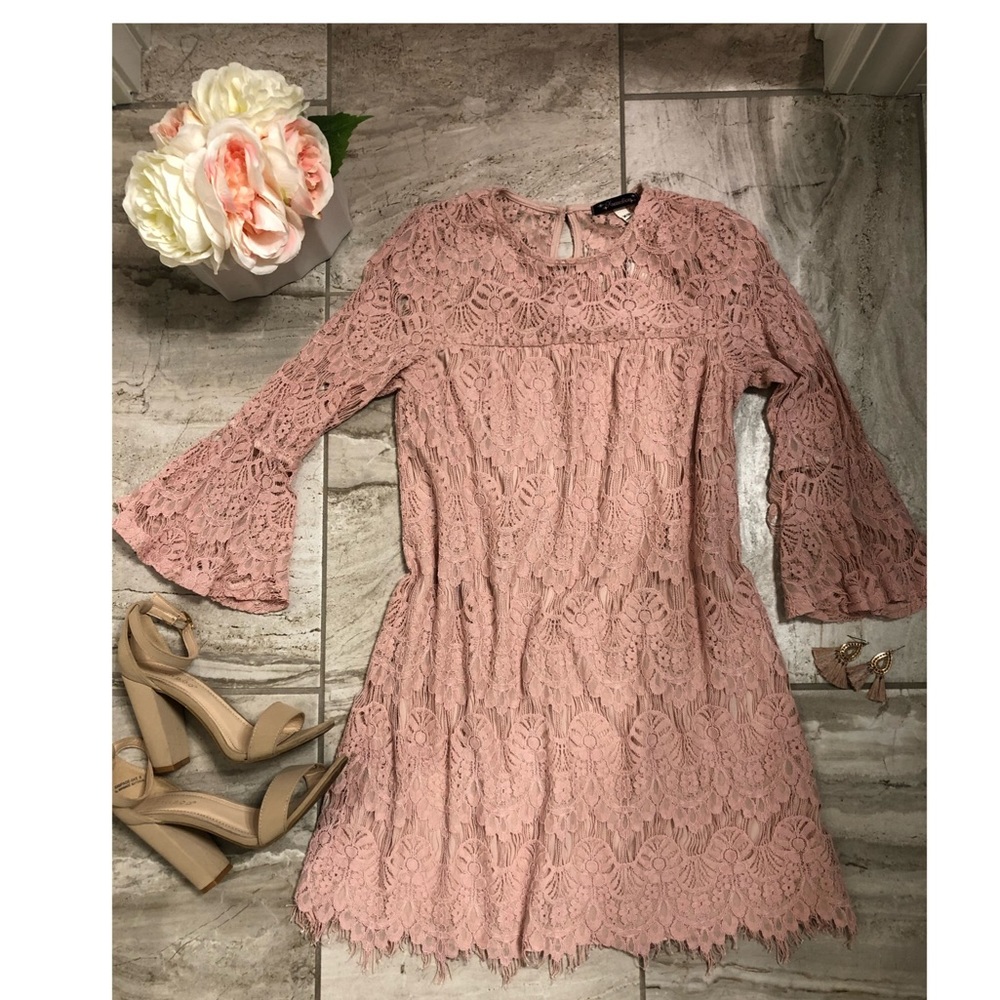 Soft pink dress